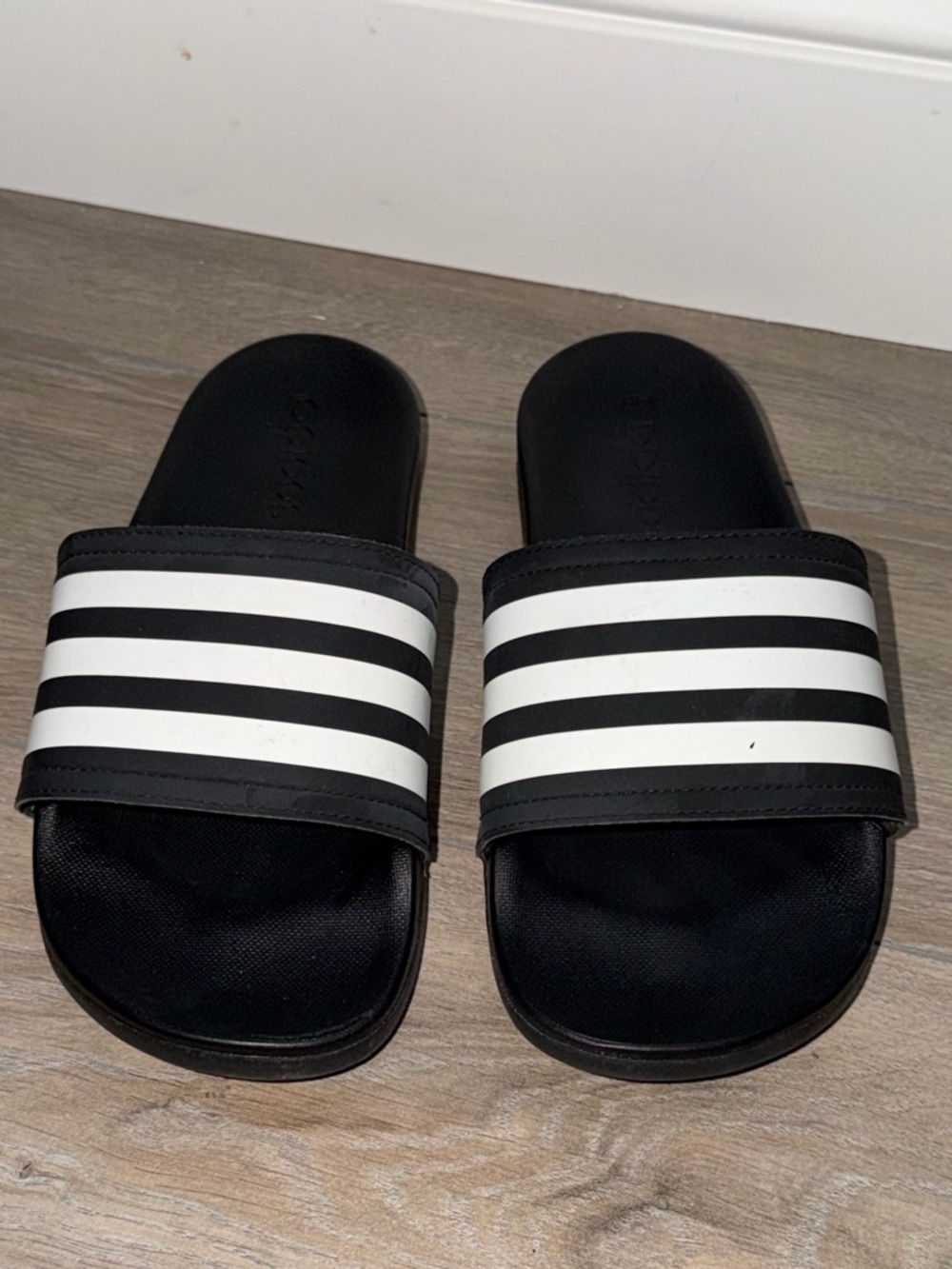 adidas Black Athletic Slip-On Shoe